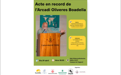 acte en record de l’Arcadi Oliveres Boadella