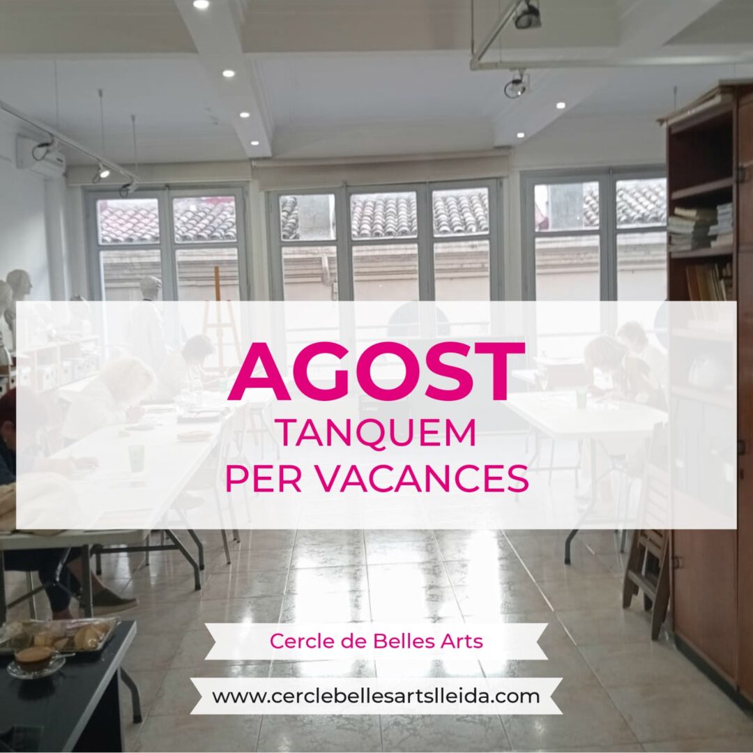 Agost tancat per vacances